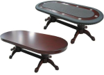 LUXURY pokerbord med stue bordplate