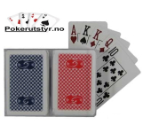 POKERKORT jumbo 100% plastikk