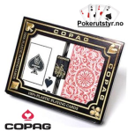 COPAG pokerkort jumbo index. 2pk. (Bridge size)