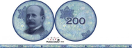 25 stk. 200 NOK keramikksjetonger