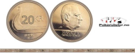 25 stk. 20 NOK keramikksjetonger