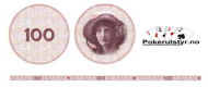 25 stk. 100 NOK keramikksjetonger