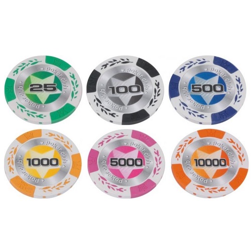Bilde av 500 wheatear clay cash og turnering sjetonger 25-10000