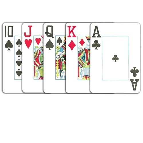 Bilde av Copag pokerkort jumbo index 2pk. (bridge size) black and gold