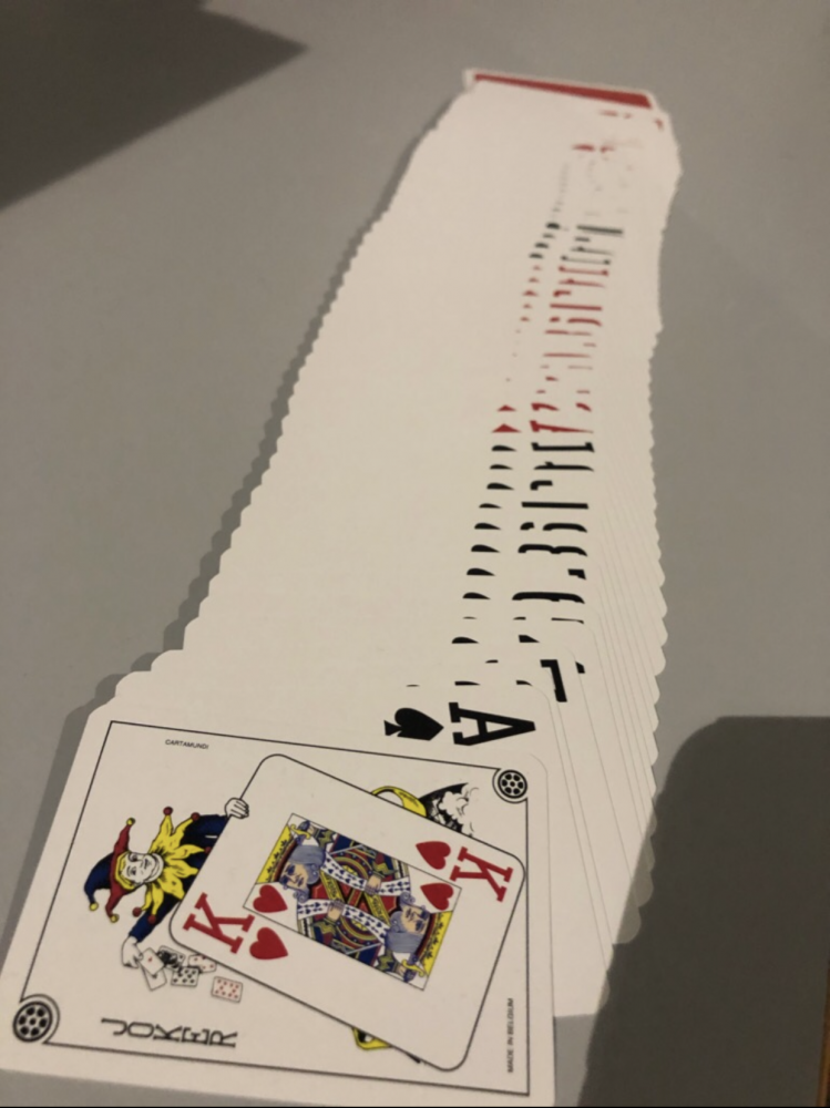 Bilde av 1000 stk. logo pokerkort 100% plastikk Copag kvalitet