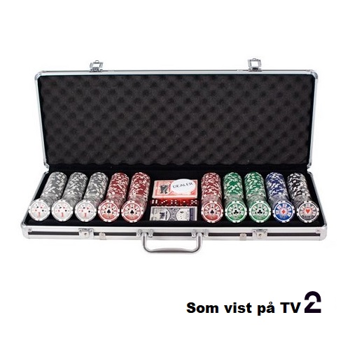 Bilde av 500 royal flush cash og turnering sjetonger 14g 1-100