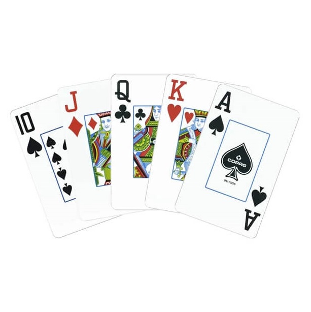 Hovedbilde Copag pokerkort jumbo index 2pk. (bridge size) black and gold