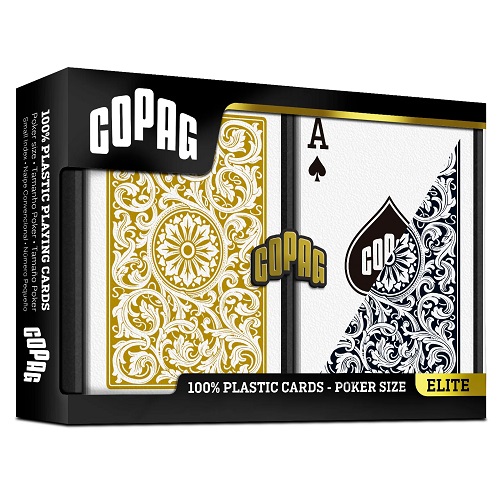 Hovedbilde Copag pokerkort reg. index 2pk. black and gold